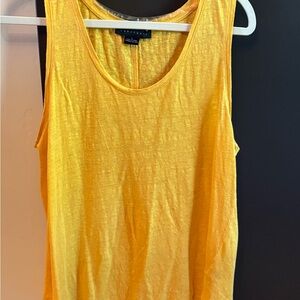 Sanctuary Linen Sunlit Yellow Tank Top